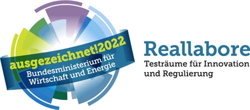 ausgezeichnet! 2022 Bundesministerium für Wirtschaft und Energie Reallabore Testräume für Innovation und Regulierung trademark