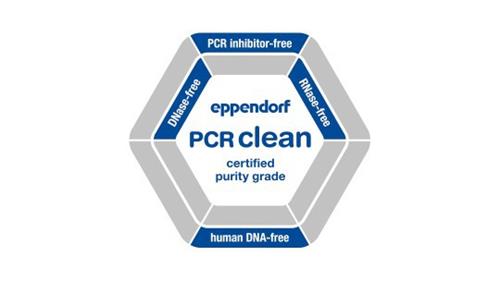 eppendorf PCR clean certified purity grade PCR inhibitor-free RNase-free human DNA-free DNase-free trademark