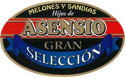 MELONES Y SANDIAS HIJOS DE ASENSIO GRAN SELECCIÓN trademark