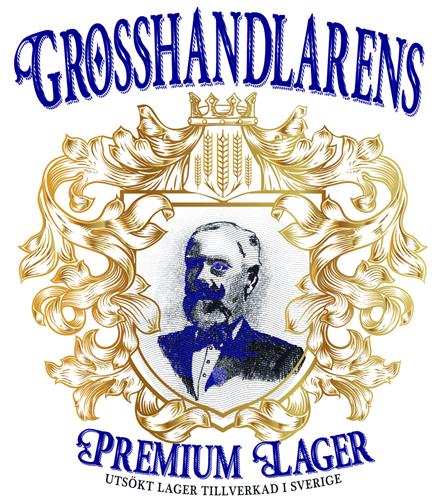 GROSSHANDLARENS Premium Lager Utsökt lager tillverkad i Sverige trademark