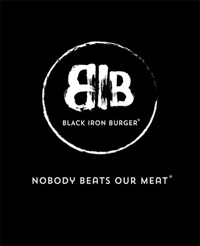 NOBODY BEATS OUR MEAT BLACK IRON BURGER BIB trademark