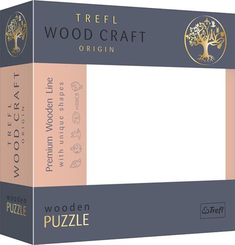 TREFL WOOD CRAFT ORIGIN wooden PUZZLE Premium Wooden Line with unique shapes trademark