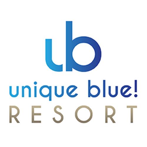 ub unique blue! RESORT trademark