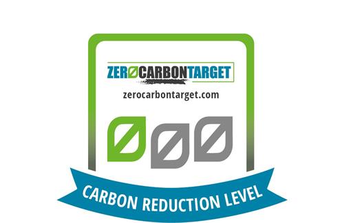 ZEROCARBONTARGET zerocarbontarget.com CARBON REDUCTION LEVEL trademark