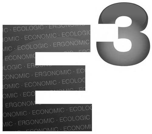 E 3 ECONOMIC ECOLOGIC ERGONOMIC trademark