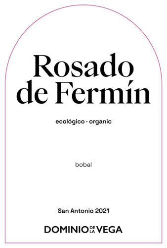 ROSADO DE FERMÍN ecológico.organic bobal San Antonio 2021 DOMINIO DE LA VEGA trademark