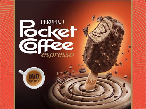 FERRERO POCKET COFFEE ESPRESSO 100% ARABICA trademark