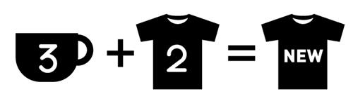 3+2=NEW trademark