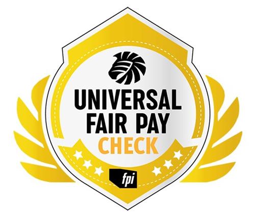 UNIVERSAL FAIR PAY CHECK fpi trademark