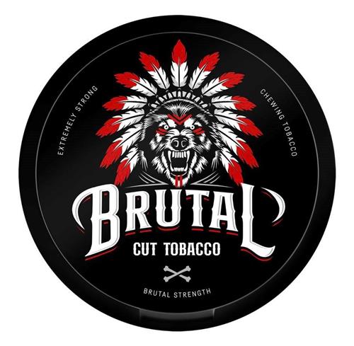 Brutal Cut Tobacco Brutal strenght Extremely strong chewing tobacco trademark