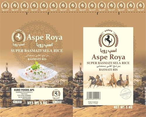 Aspe Roya Super Basmati Sela Rice trademark