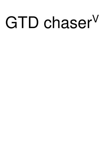 GTD chaser V trademark