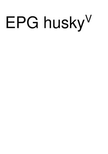 EPG husky V trademark