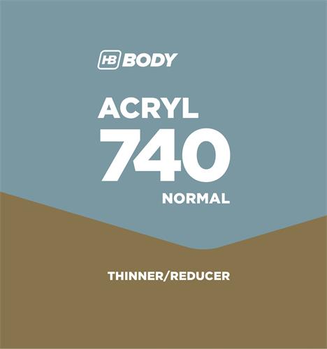 HB BODY ACRYL 740 NORMAL THINNER/REDUCER trademark