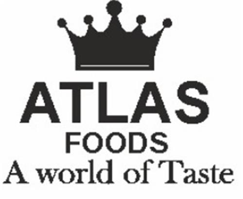 ATLAS FOODS A WORLD OF TASTE trademark