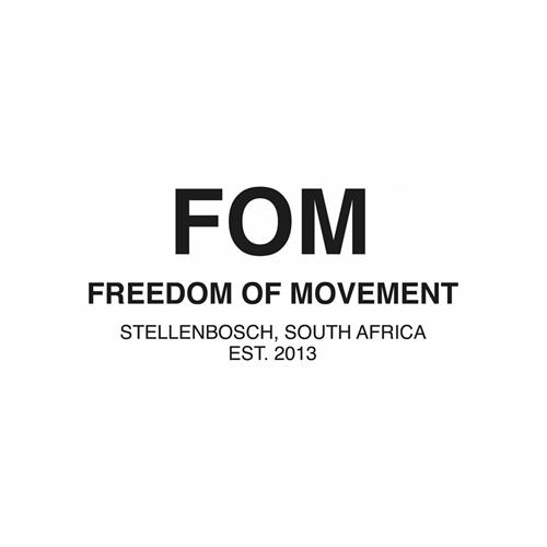 FOM FREEDOM OF MOVEMENT STELLENBOSCH, SOUTH AFRICA EST. 2013 trademark