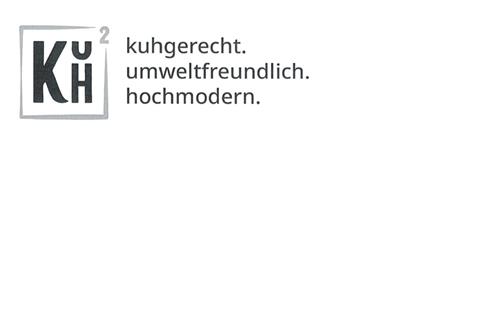 KUH² kuhgerecht.umweltfreundlich.hochmodern. trademark