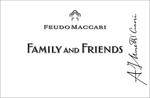 FAMILY AND FRIENDS FEUDO MACCARI A.Moretti Cuseri trademark