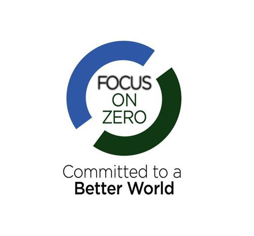 FOCUS ON ZERO COMMITTED TO A BETTER WORLD trademark