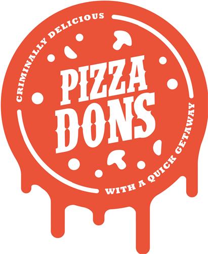 Pizza Dons, criminally delicious with a quick getaway trademark