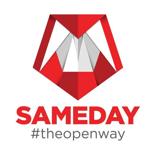 SAMEDAY #theopenway trademark