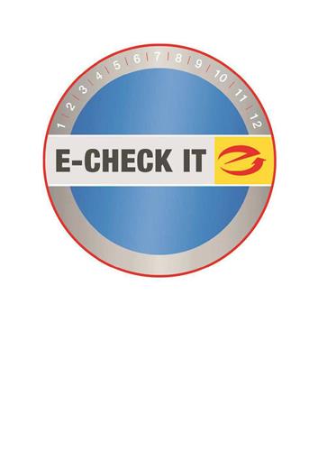 E-CHECK IT 1 2 3 4 5 6 7 8 9 10 11 12 trademark