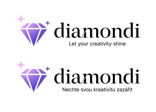 diamondi - Let your creativity shine - Nechte svou kreativitu zazářit trademark