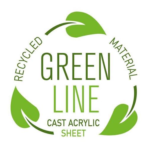 GREEN LINE RECYCLED MATERIAL CAST ACRYLIC SHEET trademark