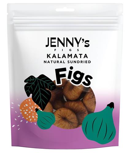 JENNY' S FIGS  KALAMATА NATURAL SUNDRIED FIGS trademark