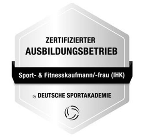 Zertifizierter Ausbildungsbetrieb Sport- & Fitnesskaufmann/-frau (IHK) by DEUTSCHE SPORTAKADEMIE trademark