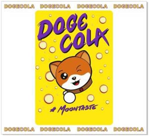 DOGE COLA # moontaste trademark