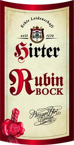 Hirter Rubin BOCK Echte Leidenschaft seit 1270 trademark