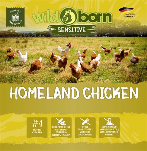 wildborn sensitive Homeland Chicken trademark