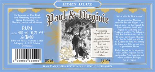 Paul & Virginie Eden Blue trademark