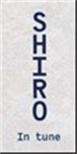 SHIRO IN TUNE trademark