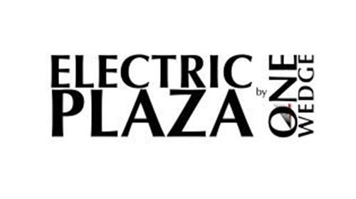 Electric plaza by one wedge trademark