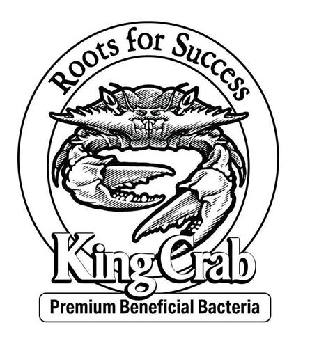 KING CRAB ROOTS FOR SUCCESS PREMIUM BENEFICIAL BACTERIA trademark