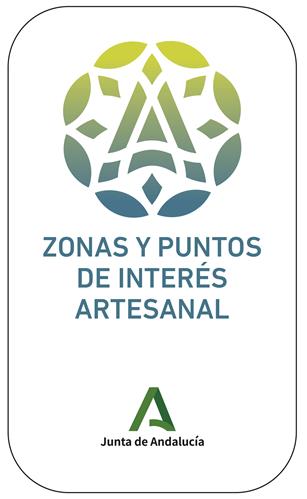 ZONAS Y PUNTOS DE INTERÉS ARTESANAL A Junta de Andalucía trademark