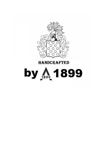 HANDCRAFTED by A 1899 trademark