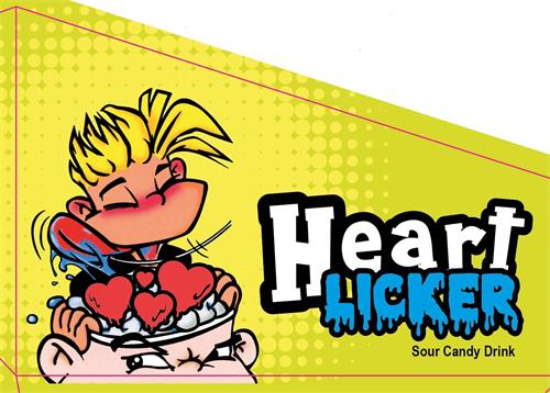 Heart  Licker sour candy drink trademark