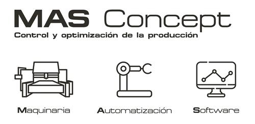 MAS CONCEPT CONTROL Y OPTIMIZACION DE LA PRODUCCION MAQUINARIA AUTOMATIZACION SOFTWARE trademark