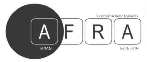 AFRA JAPAN ELECTRONICS & HOME APPLIANCES JUST TRUST US trademark