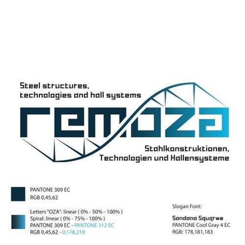 remoza Steel structures, technologies and hall systems Stahlkonstruktionen, Technologien und Hallensysteme trademark