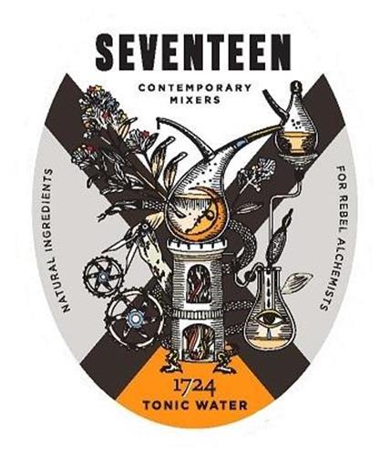 SEVENTEEN CONTEMPORARY MIXERS 1724 TONIC WATER trademark