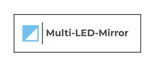 Multi - LED - Mirror trademark