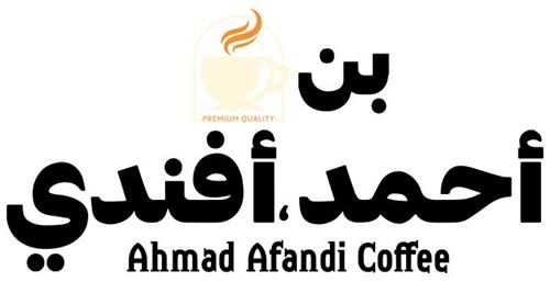 PREMIUM QUALITY AHMAD AFANDI COFFEE trademark