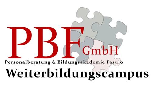 PBF GmbH Personalberatung & Bildungsakademie Fasulo Weiterbildungscampus trademark