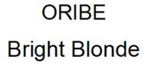 ORIBE Bright Blonde trademark