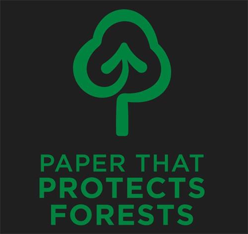 PAPER THAT PROTECTS FORESTS trademark