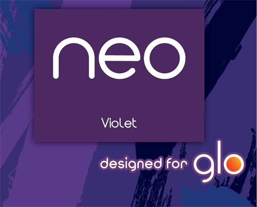 neo Violet designed for glo trademark